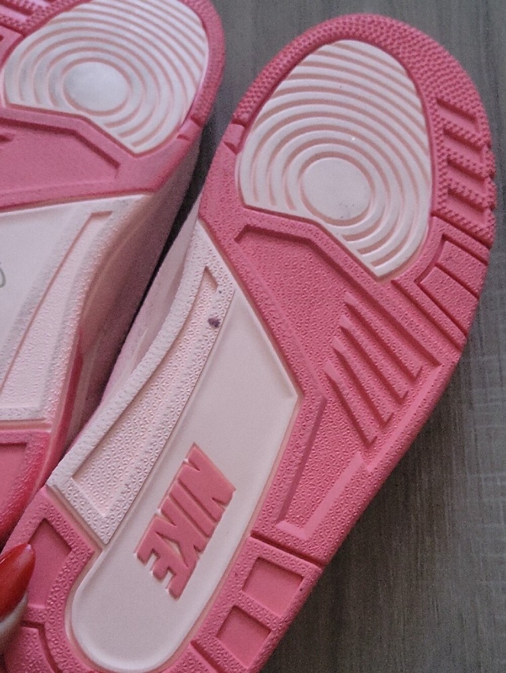 Jordan Women’s Pink Low-Top Sneakers - Picture 3 of 4
